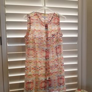 CAbi sheer sleeveless blouse